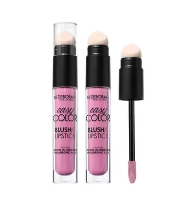 Easy Color Blush & Lipstick Con Ácido HialurónicoTinte para Mejillas y Labios