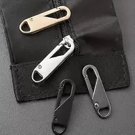 4 Pieces Zipper Heads Replacement for Travel Bags Clothes and Crafts Easy to Install Detachable 4 Colors