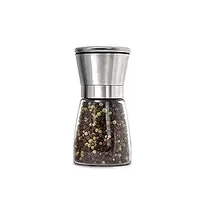 1 Piece Pepper Grinder with Adjustable Ceramic Core and Sea Salt Grinder Portable Sea Salt Grinder Kitchen Gadget for Outdoor Camping Tent Travel