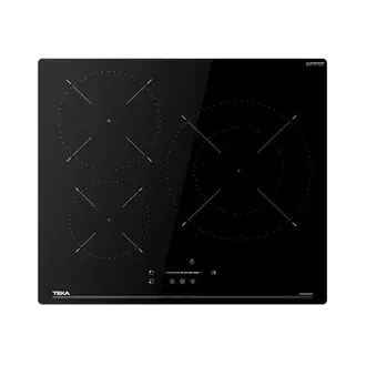 Placa de Inducción 60cm 3 Zonas Teka IBC 63110 SSM BK Cristal Negro
