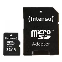 MEMORIA MicroSD UHS-I INTENSO PREMIUM 32GB CL10 LECTURA: 45MB/s ESCRITURA: 45MB/s