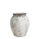 Cache-Pot Antica col droit 52 cm - Crème