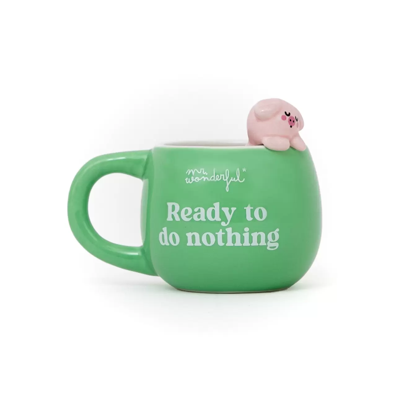 Taza 3D Lazy Cerdito - Ready to do nothing