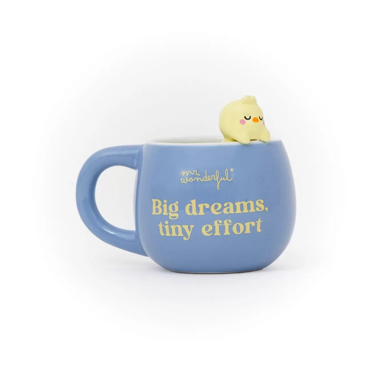 Taza 3D Lazy Pollito- Big dreams, tiny effort
