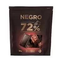 Porciones de chocolate negro 72% cacao extrafino Hacendado