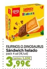 Filipinos - O Dinosaurus Sandwich Helado