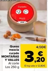 Montañas Y Valles - Queso Mezcla Curado 