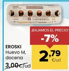 Eroski - Huevo M, Docena