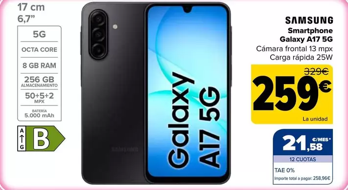 Samsung - Smartphone Galaxy A17 5G