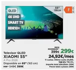 Xiaomi - Televisor Qled 55"