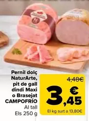 Campofrío - Jamon Cocido Naturarte, Pechuga De Pavo Maxi O Braseada