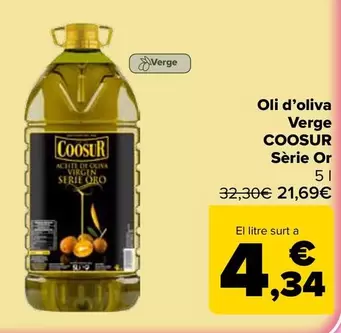 Coosur - Aceite De Oliva Virgen Serie Oro