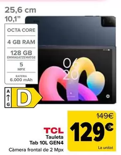 TCL - Tablet Tab 10L Gen4