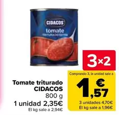 Cidacos - Tomate Triturado