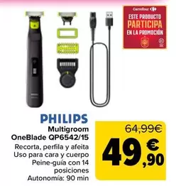 Philips - Multigroom Oneblade QP6542/15