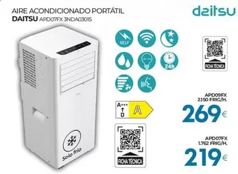 Daitsu - Aire Acondicionado Portátil