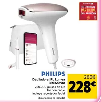 Philips - Depiladora Ipl Lumea BRI920/00
