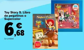 Toy Story 5 Libro De Pegatinas O Supercolor