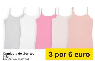 Camiseta De Tirantes Infantil