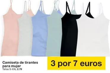 Camiseta De Tirantes Para Mujer