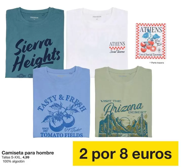 Camiseta Para Hombre