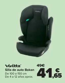Vivitta - Silla De Auto Bakan