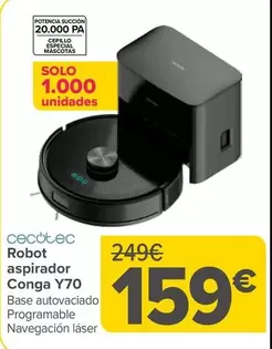 Cecotec - Robot Aspirador Conga Y70