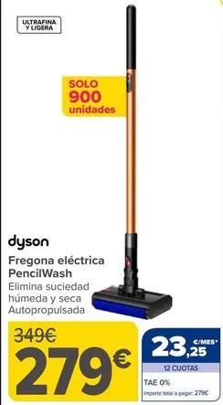 Dyson - Fregona Electrica Pencilwash