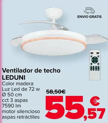 Leduni - Ventilador De Techo