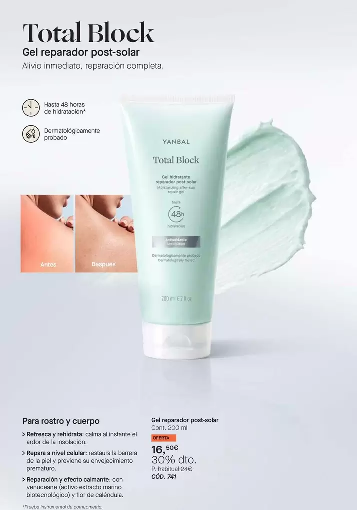 Yanbal - Gel Reprador Post-solar