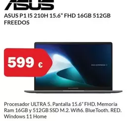 Asus - P1 I5 210H 15.6" FHD Freedos