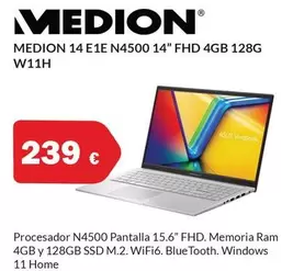 Medion - 14 E1E N4500 14" FHD