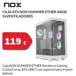 Nox - Caja ATX Hummer Ether ARGB