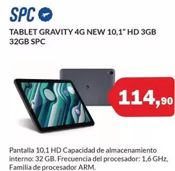 Spc - Tablet Gravity 4G New 10.1" HD