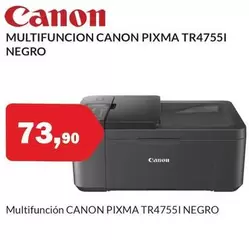 Canon - Multifuncion Pixma TR4755I Negro