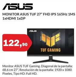 Asus - Monitor Tuf 27" Fhd Ips 165hz 1ms 1xhdmi 1xdp