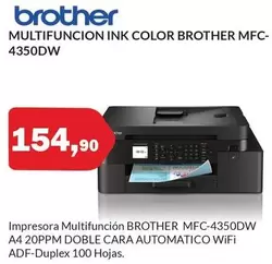 Brother - Multifuncion Ink Color Mfc-4350dw 4350dw