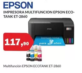 Epson - Impresora Multifuncion Ecotank ET-2860