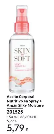 soft - Aceite Corporal Nutritivo En Spray + Argan