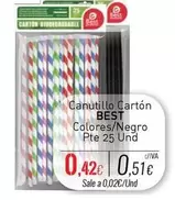 Canutillo Carton Colores