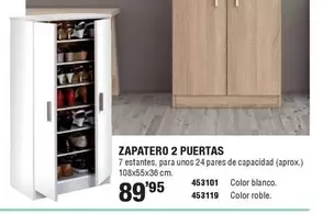 Zapatero 2 Puertas
