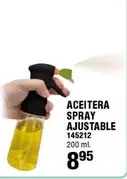 Aceitera Spray Ajustable