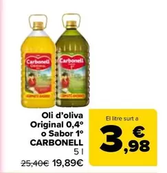 Carbonell - Aceite De Oliva Original 0,4 O Sabor 1