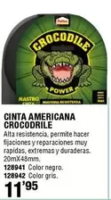 Cinta Americana Crocodile