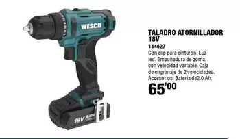 Wesco - Taladro Atornillador