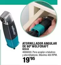 Wolfcraft - Atornillador Angular De 90°