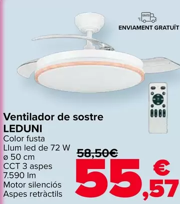Leduni - Ventilador De Techo