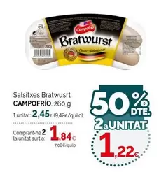 Campofrío - Salsitxes Bratwurst