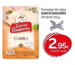 García Baquero - Formatge De Cabra Llenques