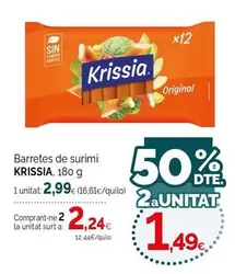 Krissia - Barretes De Surimi